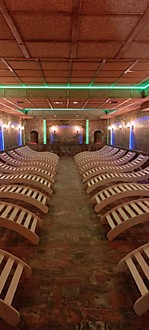 Спелеокамера из пилёного и прессованного сильвинита ( Пансионат Шексна, г. Сочи)