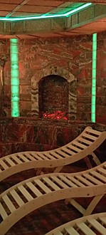 Спелеокамера из пилёного и прессованного сильвинита ( Пансионат Шексна, г. Сочи)