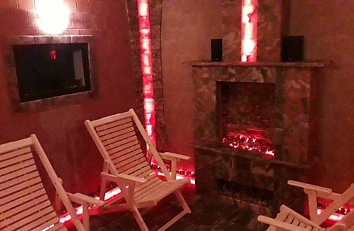 Спелеокамера из пилёного и прессованного сильвинита (Пансионат ветеранов науки, г.Москва)