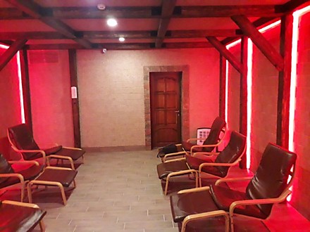 Спелеокамера из пилёного и прессованного сильвинита (Санаторий Нижне-Ивкино, Кировская обл.)