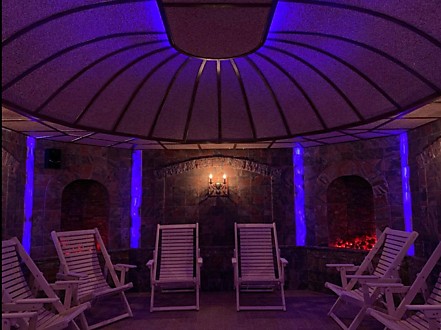 Спелеокамера из пилёного и прессованного сильвинита (Санаторий Шахтёр, г.Ессентуки)