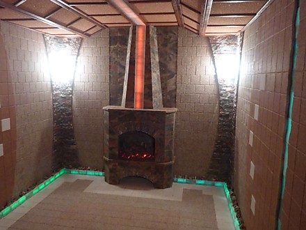 Спелеокамера из пилёного и прессованного сильвинита (г.Краснокамс)